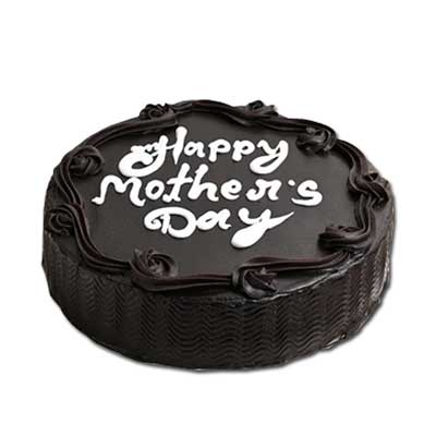 "Delicious Round shape Double Chocolate cake - 1kg - code MC18 - Click here to View more details about this Product